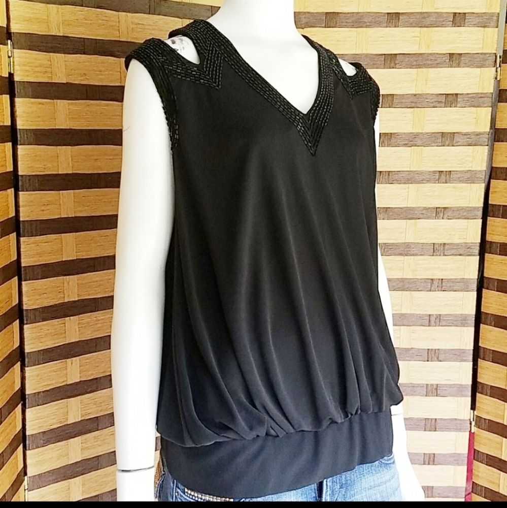 Vintage! Gilberts for Tally beaded open shoulder